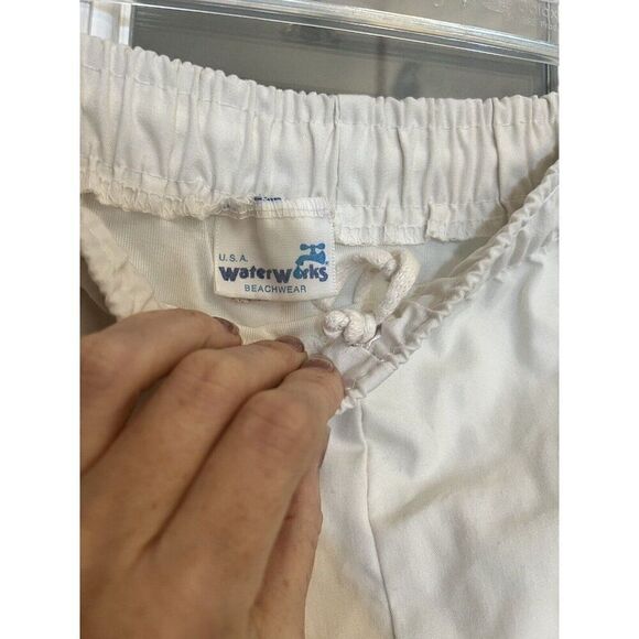 Vintage 80s Waterworks Cali Vibes Shorts Made in USA XLarge 40-42 Trunks.   F - Picture 5 of 8